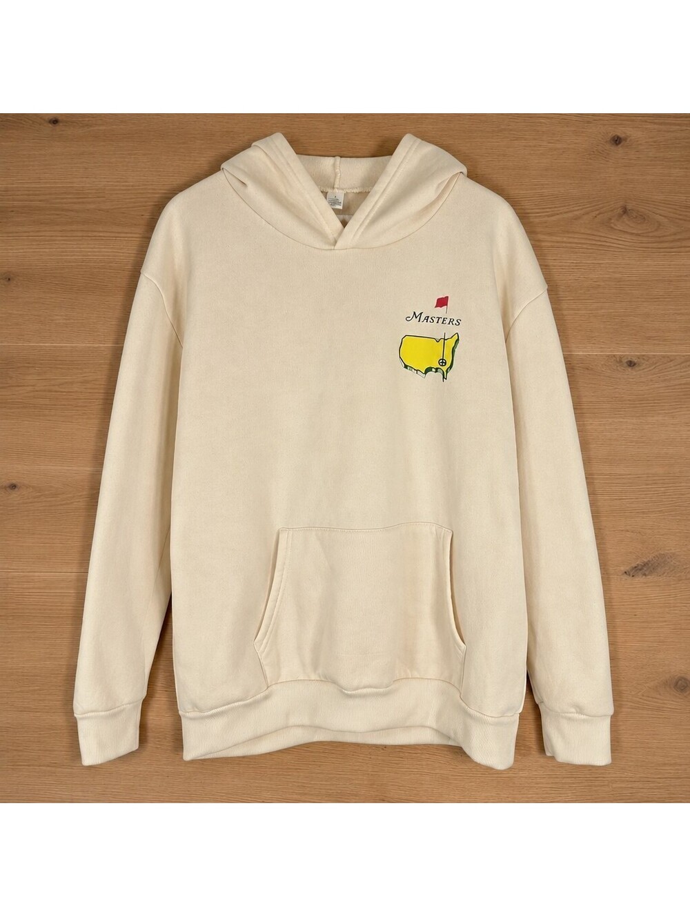 2025 Masters Augusta National Golf Gnome Hoodie Large Pale Yellow Unbranded Flaw